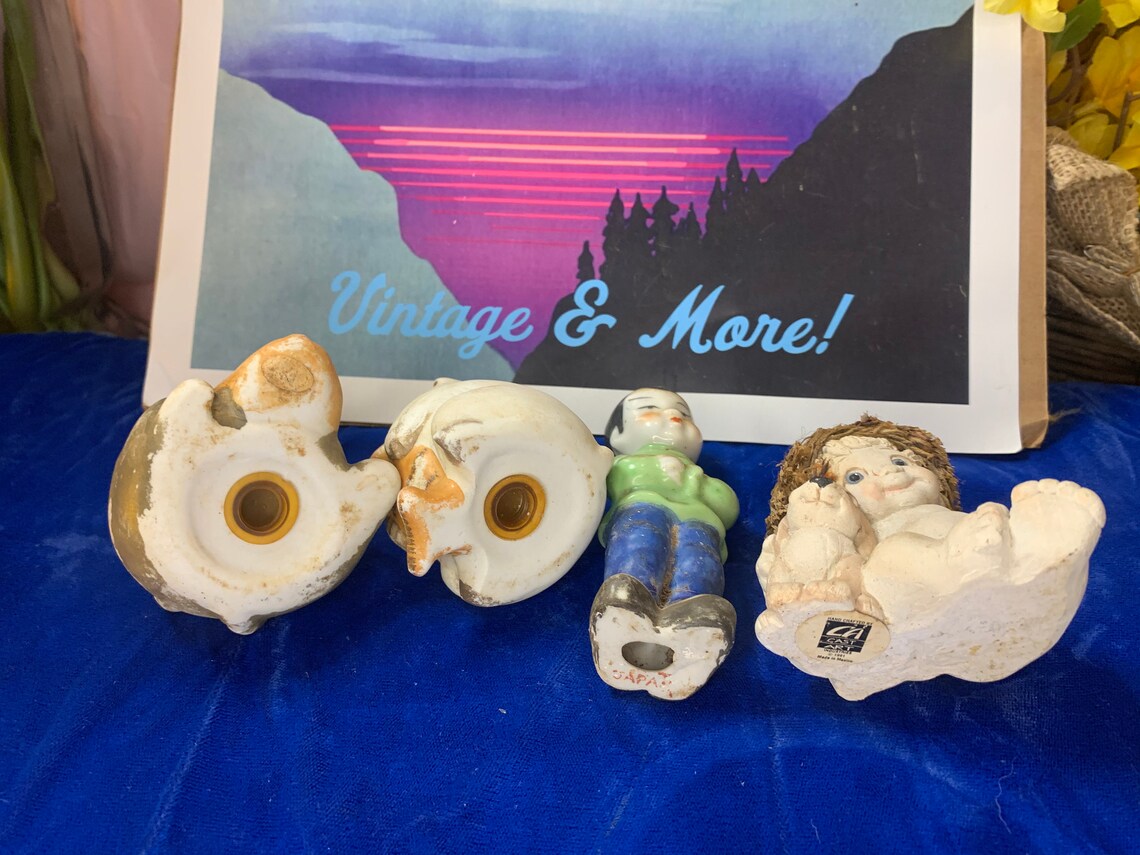 Vintage Ceramic Knick Knack figurine Collection Etsy