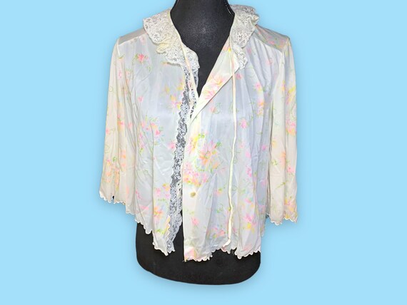 Vintage Lace Button Blouse. - image 1