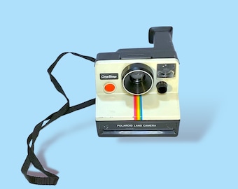 Vintage 70s Rainbow Striped Polaroid Land Instant Film