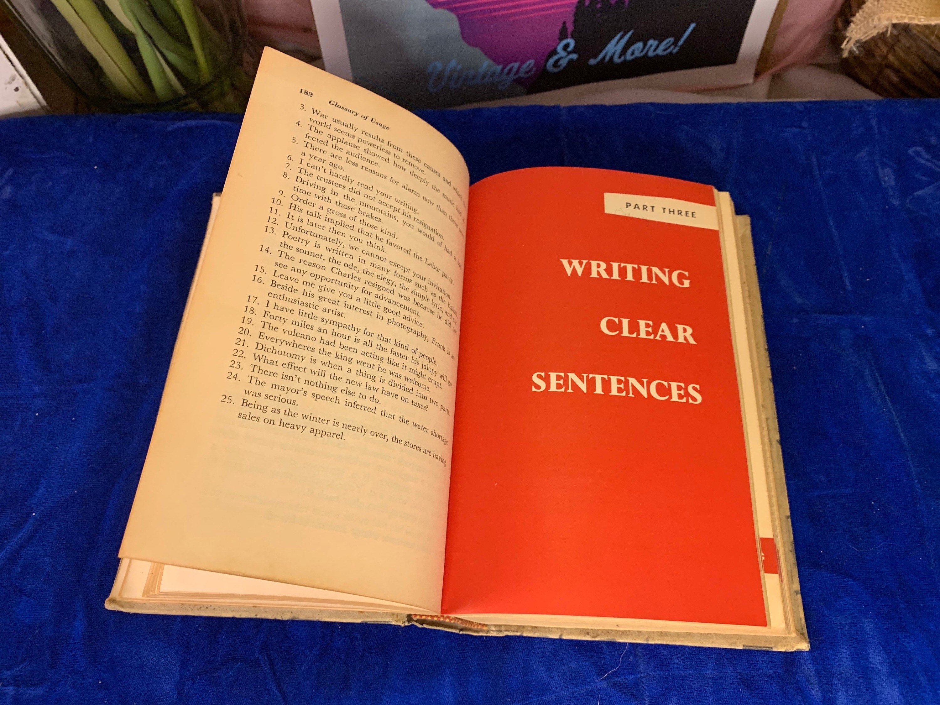 Vintage English Grammar & Composition Book. Etsy