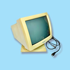 Vintage jaren 90 Y2K desktopcomputer pc-schermmonitor.ZELDZAAM.Zoals het is.