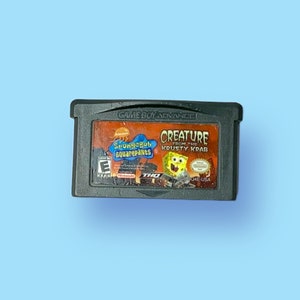 Vintage Sponge Bob GameBoy Game.