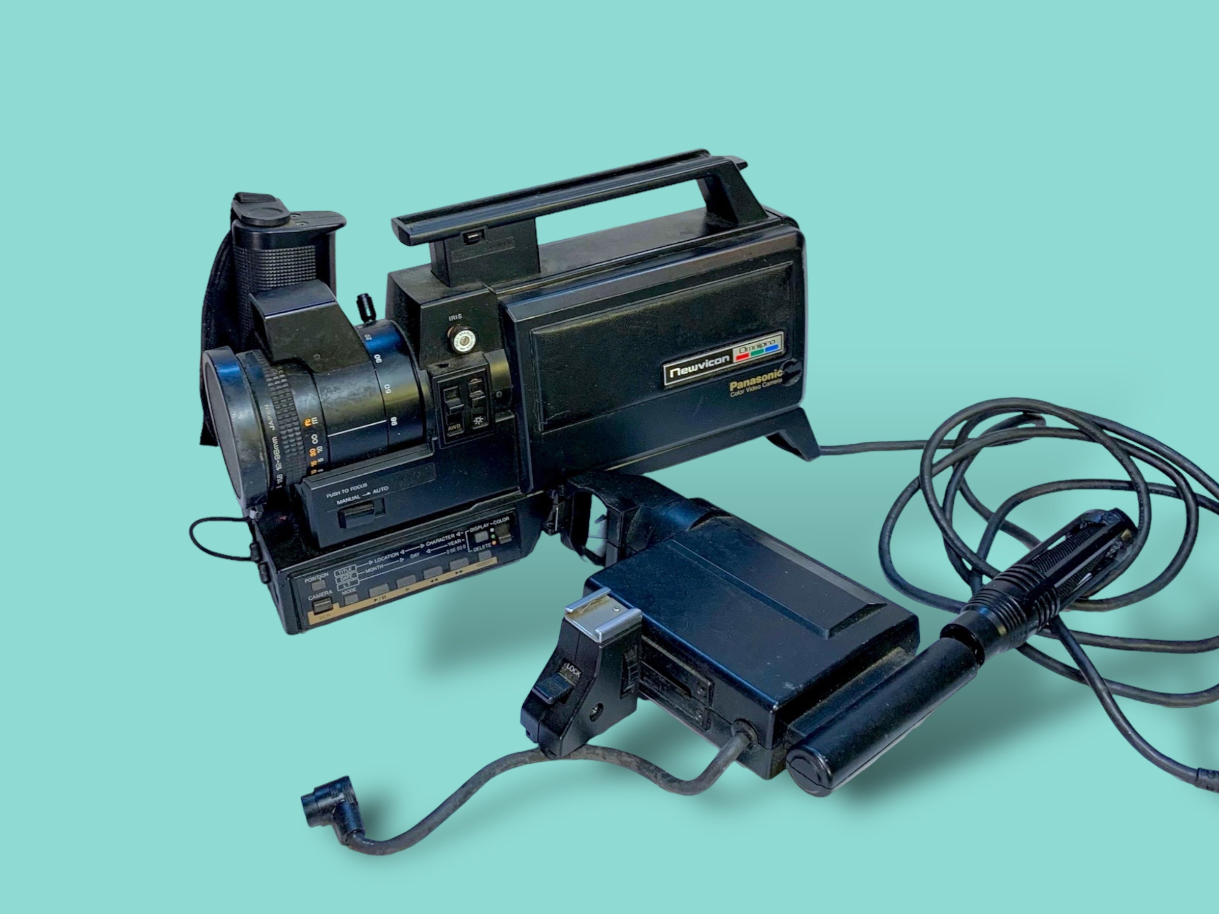 Vintage Panasonic Video Camcorder Camera. as is . - Etsy Vintage Panasonic Video Camcorder Camera. as is . - Etsy