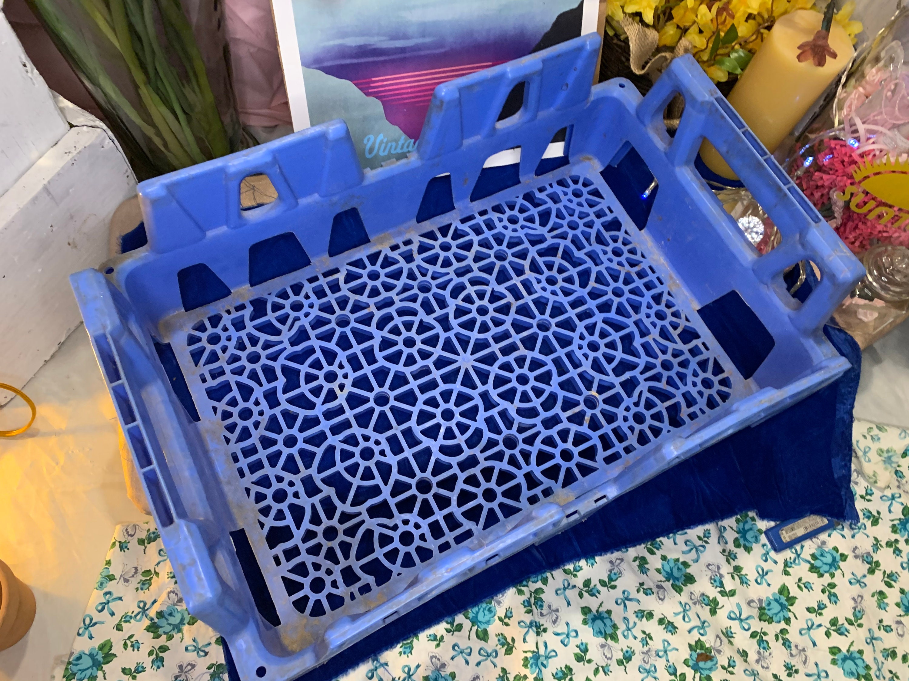 Vintage Plastic Soda Crate Etsy