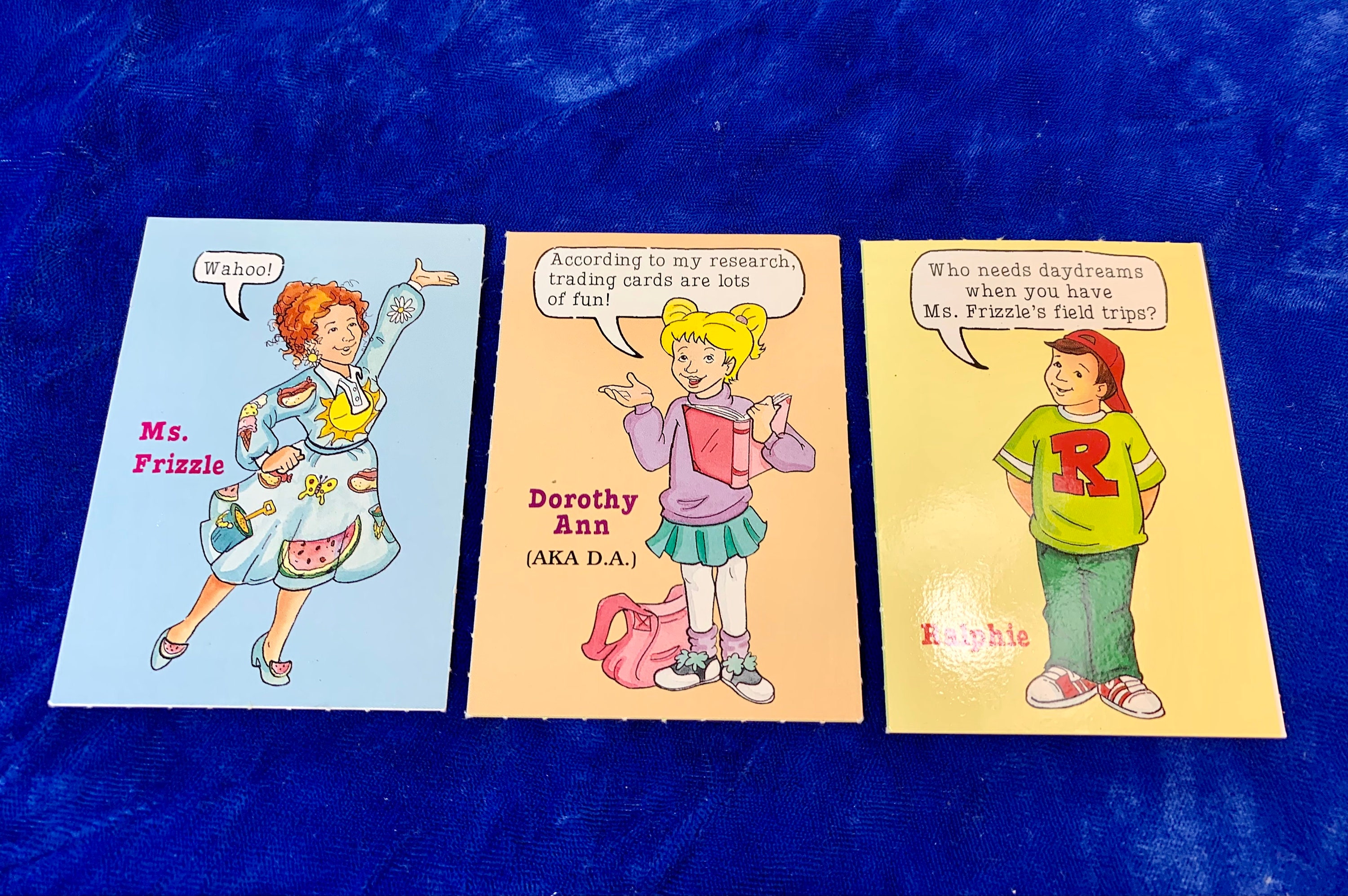 90s マジックスクールバス フィギュア アメトイ ヴィンテージ HASBRO Vintage 90s Magic School Bus Cards. - Etsy
