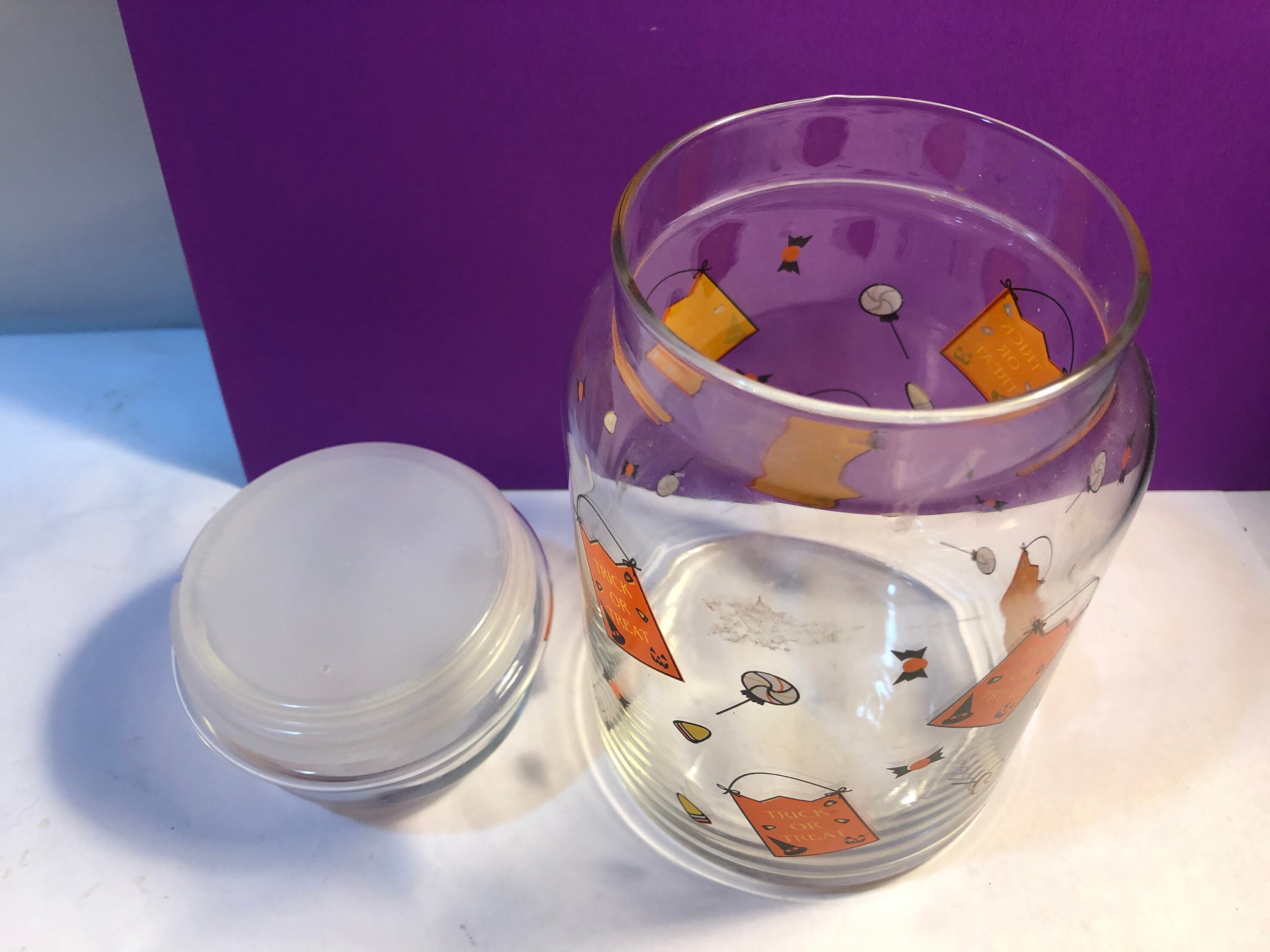 Vintage Candy Jar with Lid Etsy