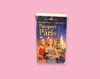 Vintage Mary Kate And Ashley VHS Paris Movie.