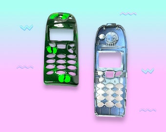 Vintage Y2K Green Nokia Cell Phone Case Face