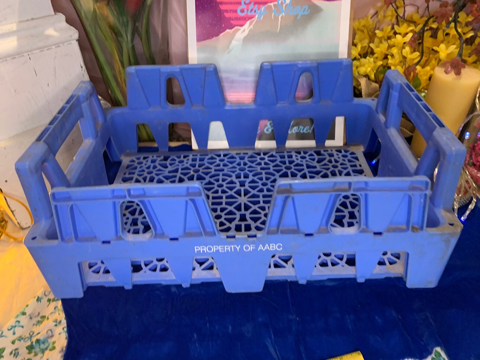 Vintage Plastic Soda Crate Etsy