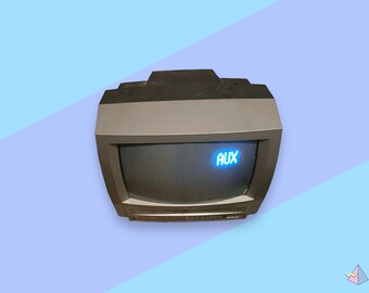 Vintage Y2K TV VHS DVD Combo Television Set.works. - Etsy