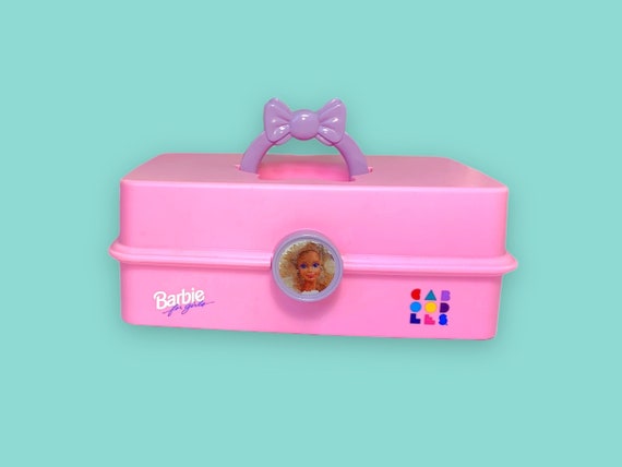 Vintage 90s Barbie Caboodles Makeup Case. - Gem