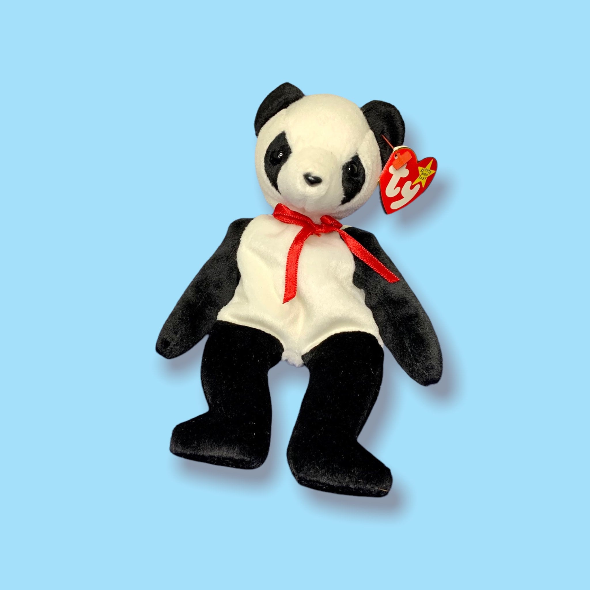 Panda beanie cheap baby value
