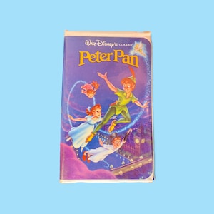 Vintage Disney’s PeterPan VHS Movie Cassette Tape.