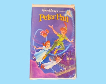 Vintage Disney’s PeterPan VHS Movie Cassette Tape.