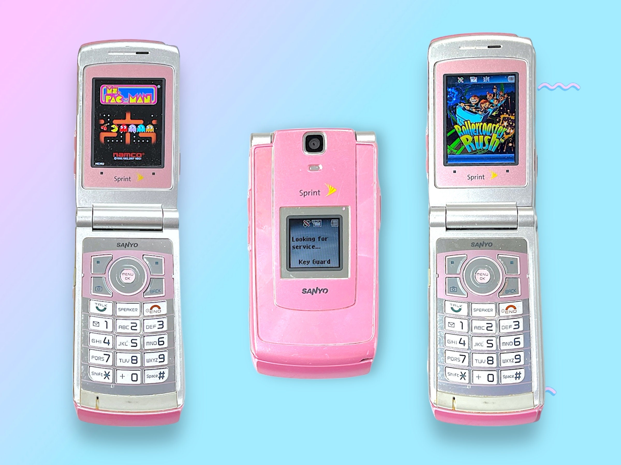 Vintage Y2K Pink Sanyo Katana II Camera Flip Cell Phone - Etsy