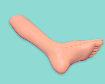 Vintage Mannequin Silicone Leg foot.