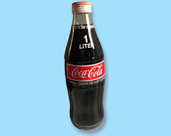 Vintage Coca Cola 1 liter bottle FULL