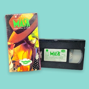 Stary film The Mask na kasecie VHS.