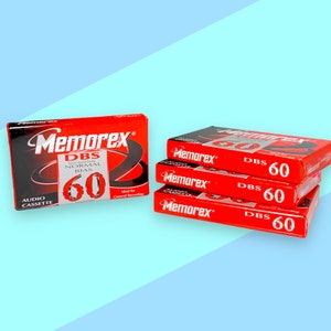 Vintage Memorex Recording Audio Cassettes. Like New!
