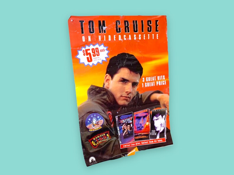 Vintage Tom Cruise Movie Poster. Etsy