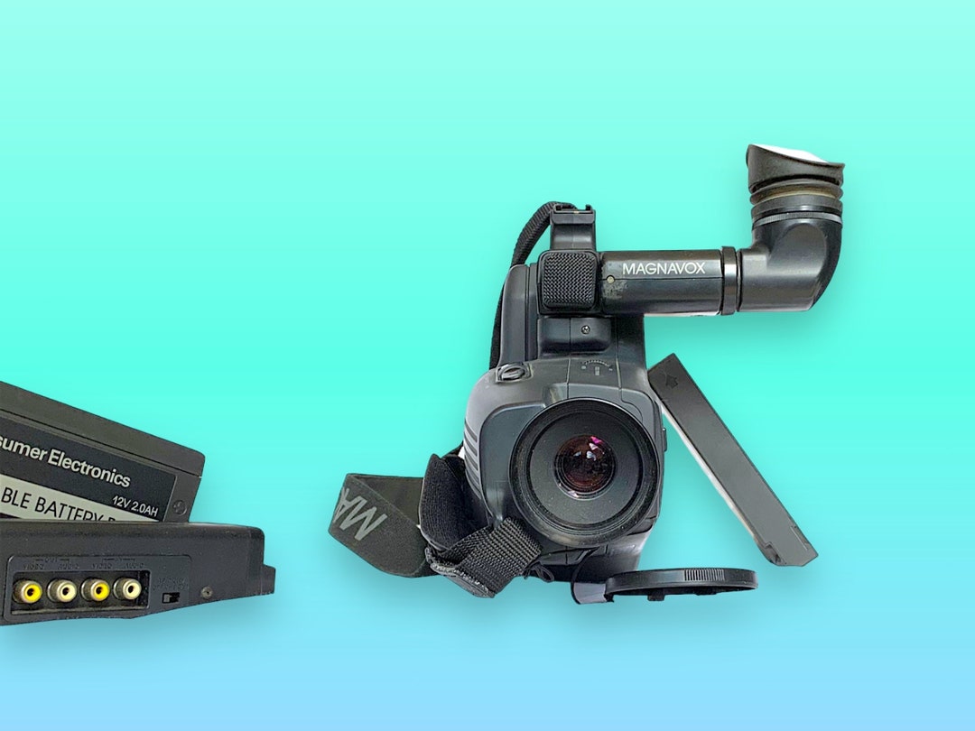 Vintage Magnavox VHS Camcorder Video Camera. Etsy