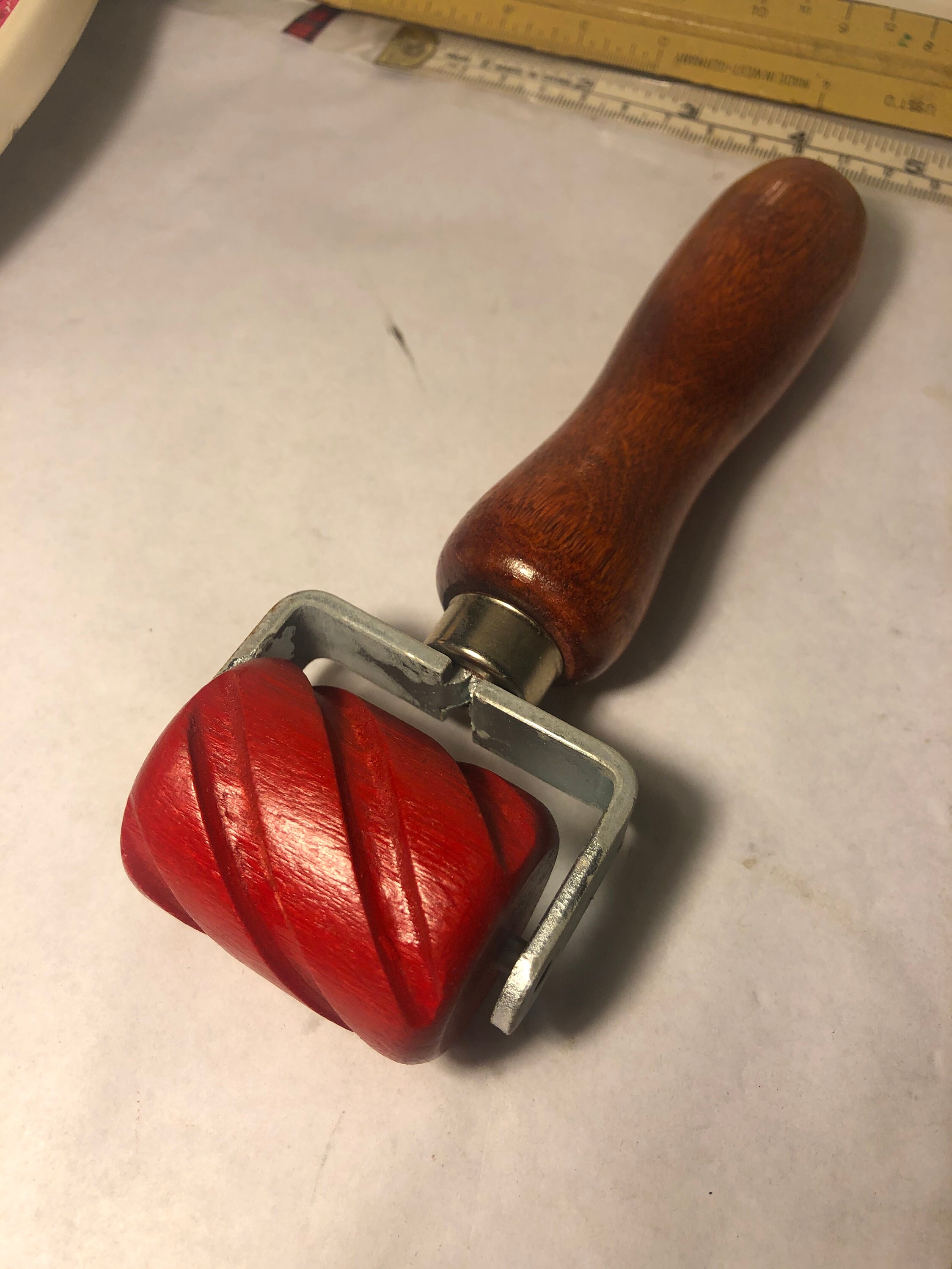 Wooden craft seam roller Etsy