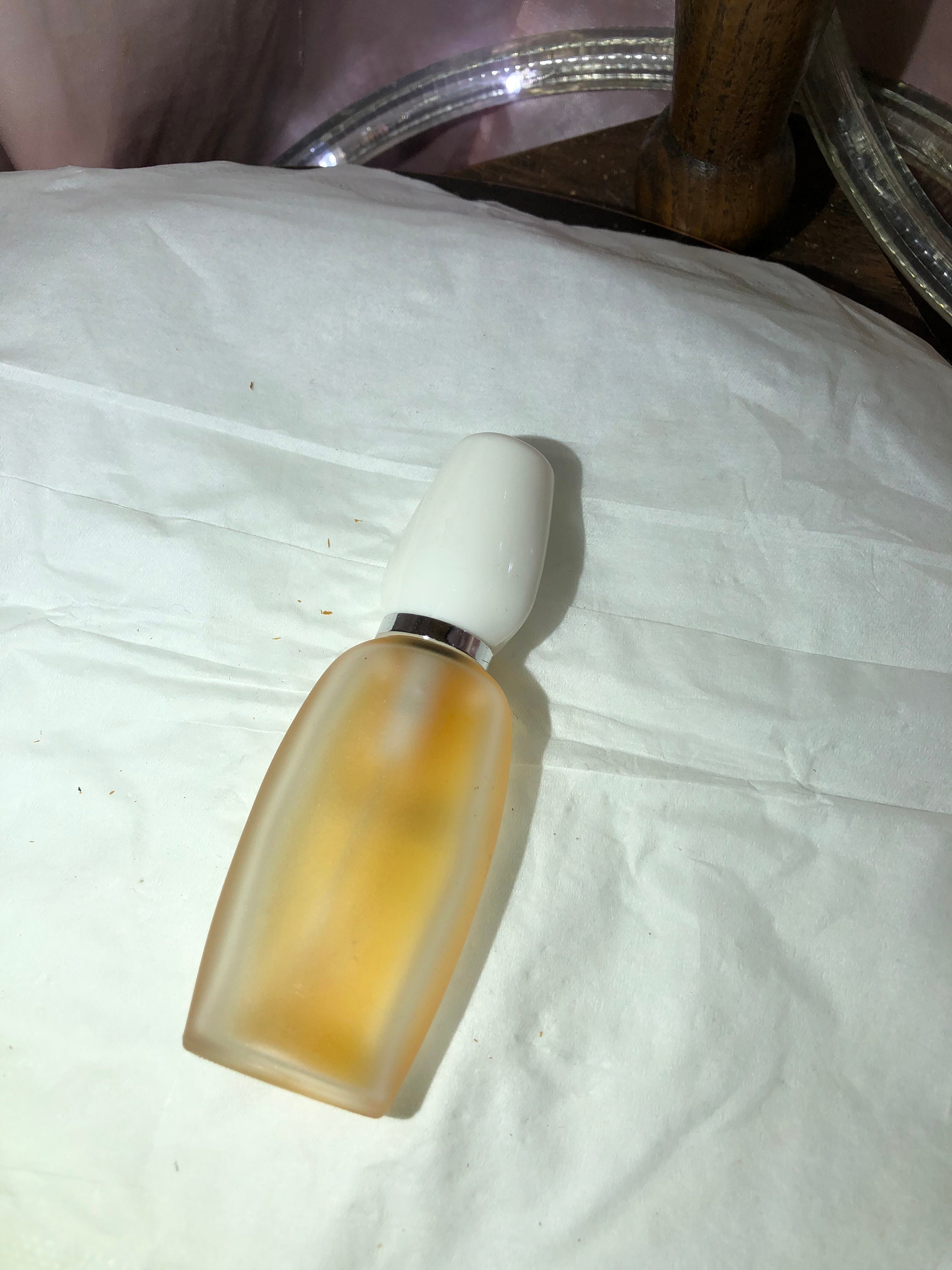 Vintage white Chantilly perfume bottle | Etsy