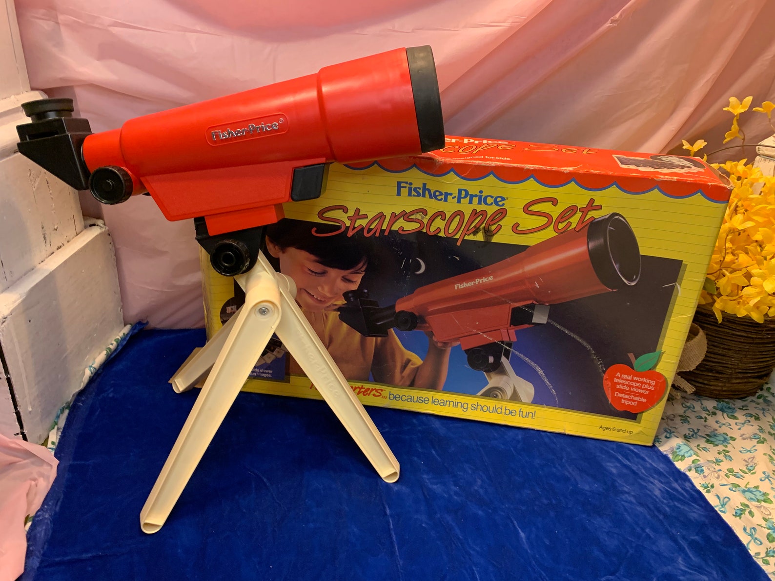Vintage Fisher Price Toys Telescope. Etsy España