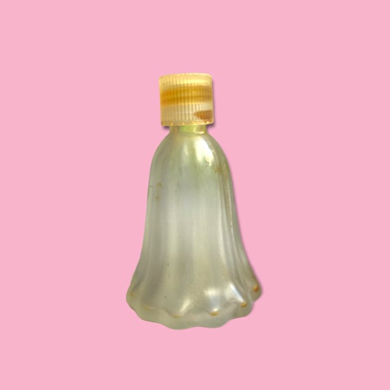 Vintage Avon Small Frosted Glass perfume Fragranc… - image 1