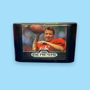 Vintage Sega Genesis Football Game Cartridge.