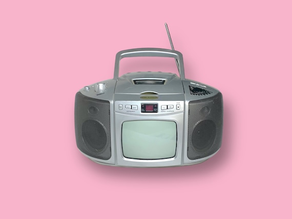 ビンテージ Y2K CD ステレオ ブームボックス プレーヤー
