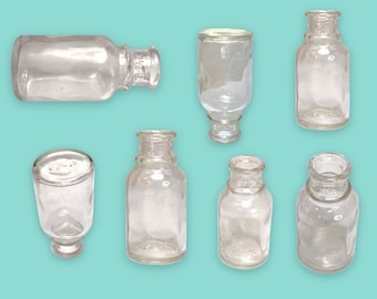 Vintage Apothecary Potion Glass Bottle..