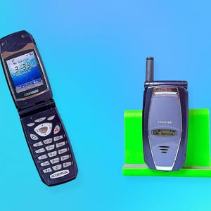Vintage 90s Mobile Flip Cell Phone Audiovox.RARE.Works!