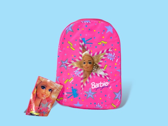 Barbie Lunch Box Camp Barbie for Girls vintage 80s 90's Blue