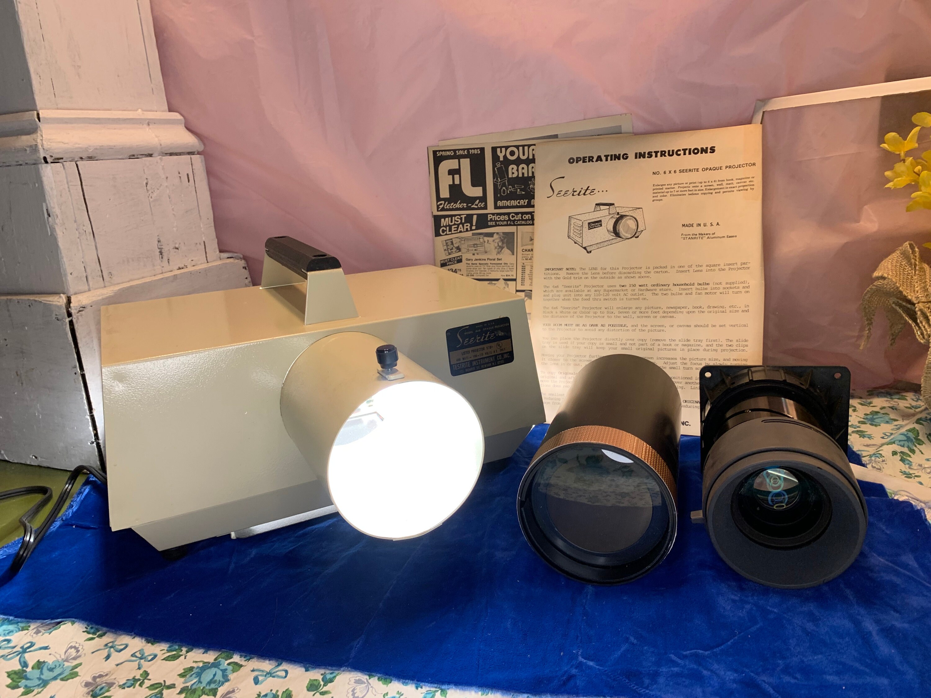 Vintage Seerite Opaque Projector in Original Complete Etsy