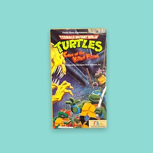 Vintage 90s Cartoon VHS Teenage Mutant Ninja Turtles.