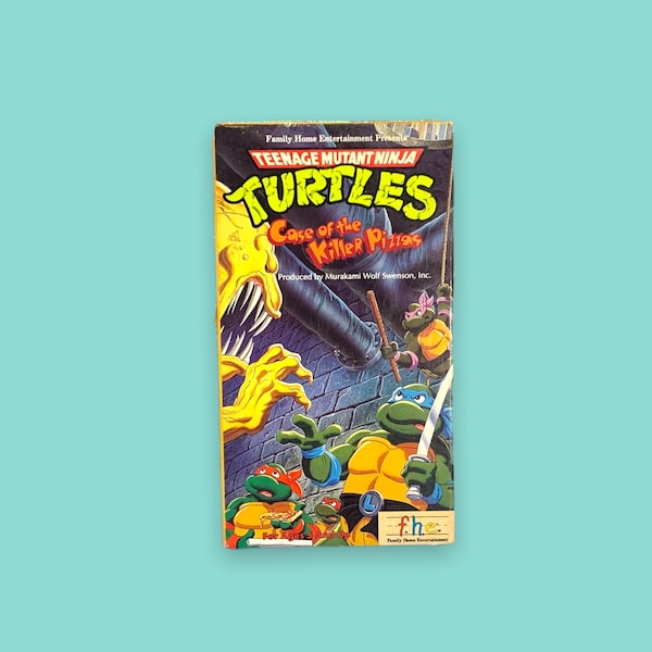 Vintage 90s Cartoon VHS Teenage Mutant Ninja Turtles.