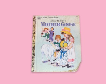 Vintage Mother Goose A Little Golden Children’s Book .