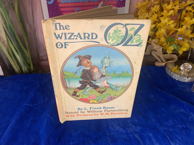 Vintage Wizard of Oz Book Etsy