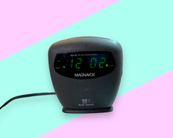 Y2K Magnavox Digital Clock Radio.