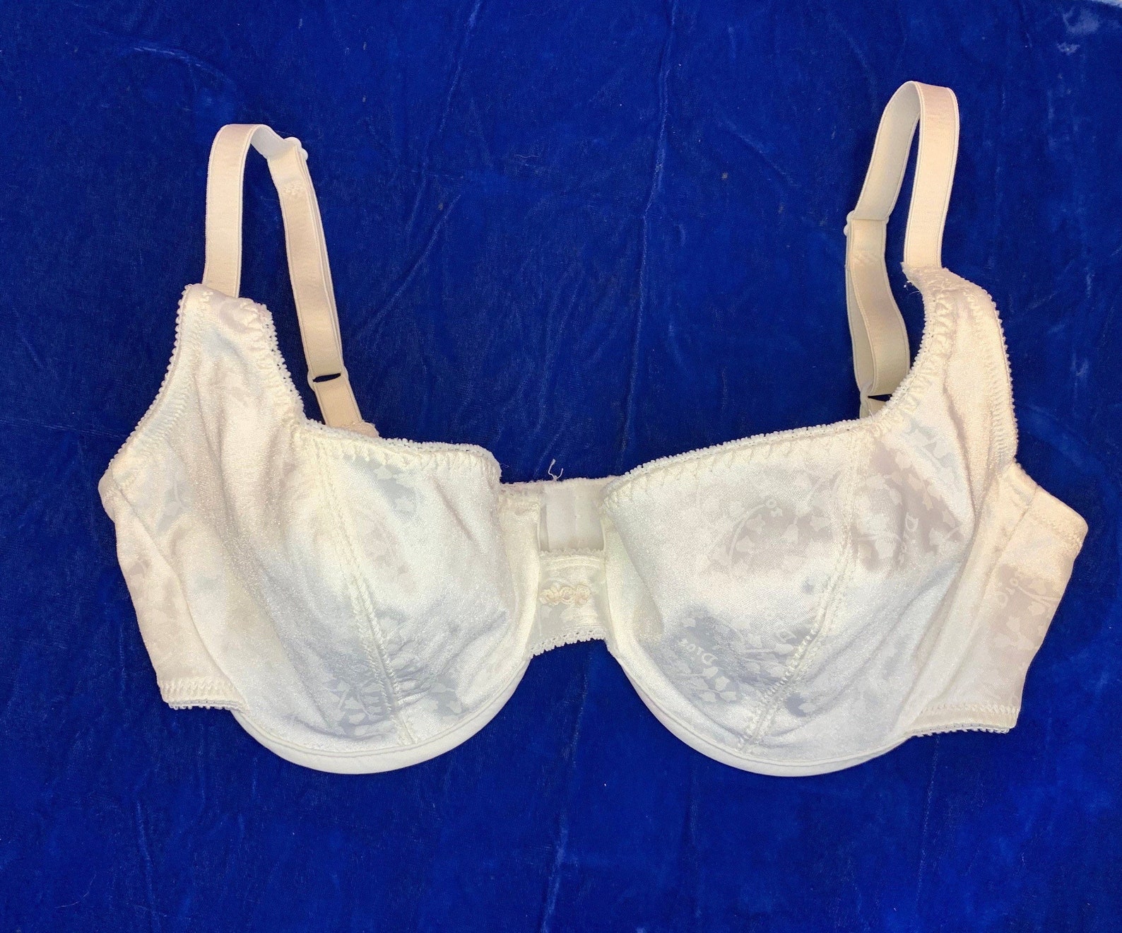 Vintage Christian Dior Intimates White Nylon Lingerie Bra. Etsy