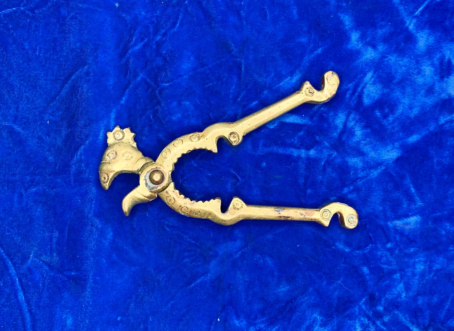 Vintage Gold Brass Nut Cracker Tool. Etsy UK
