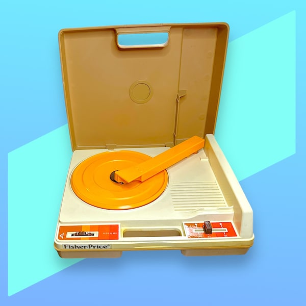 Vintage FisherPrice Phonograph Music Player. Works.