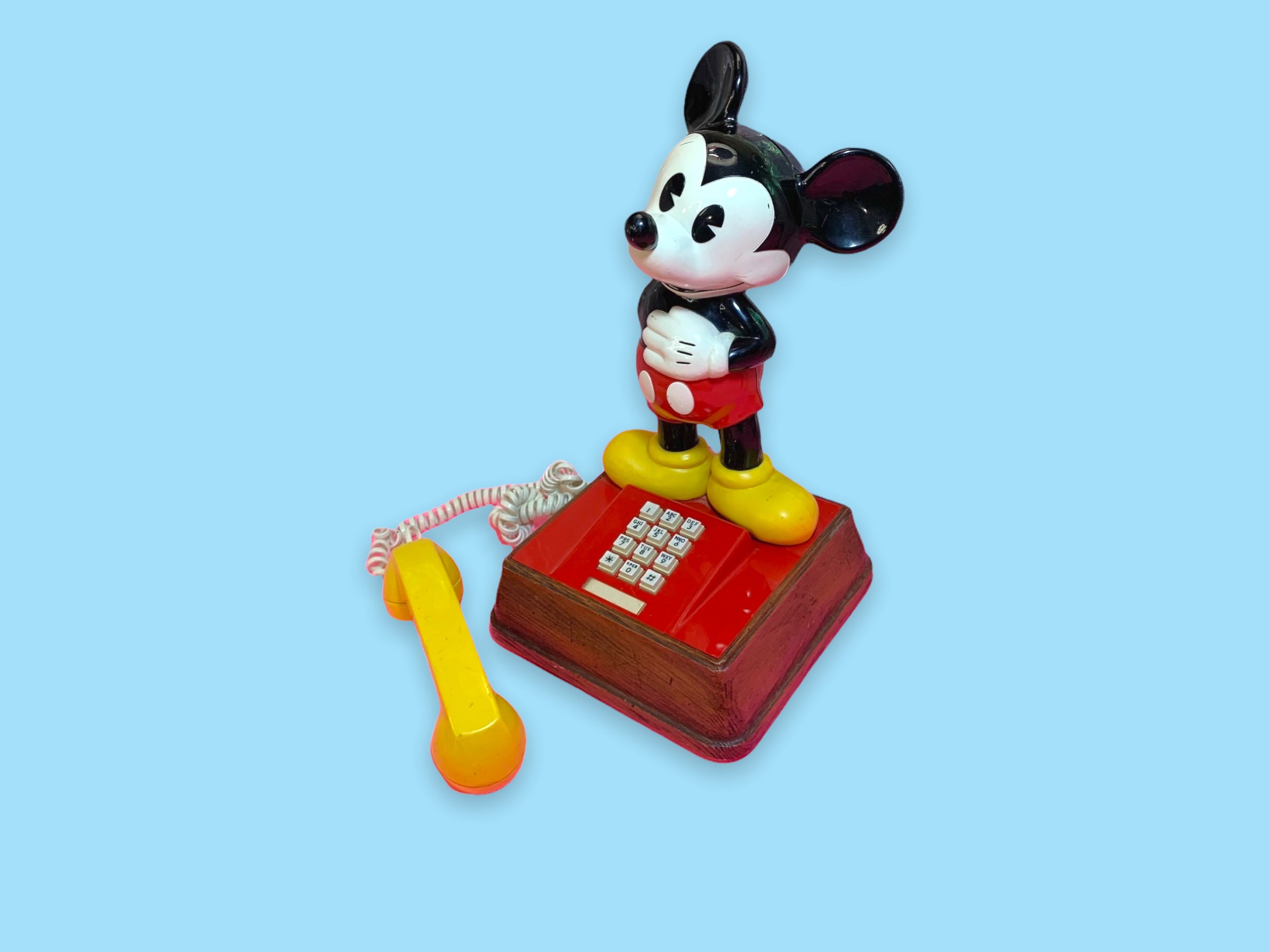Mickey telephone - Etsy 日本