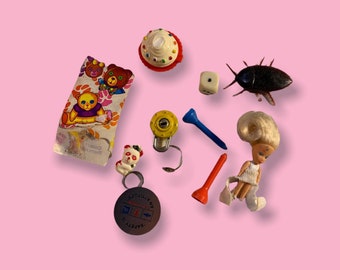 Vintage 90s Tiny toys & Trinkets