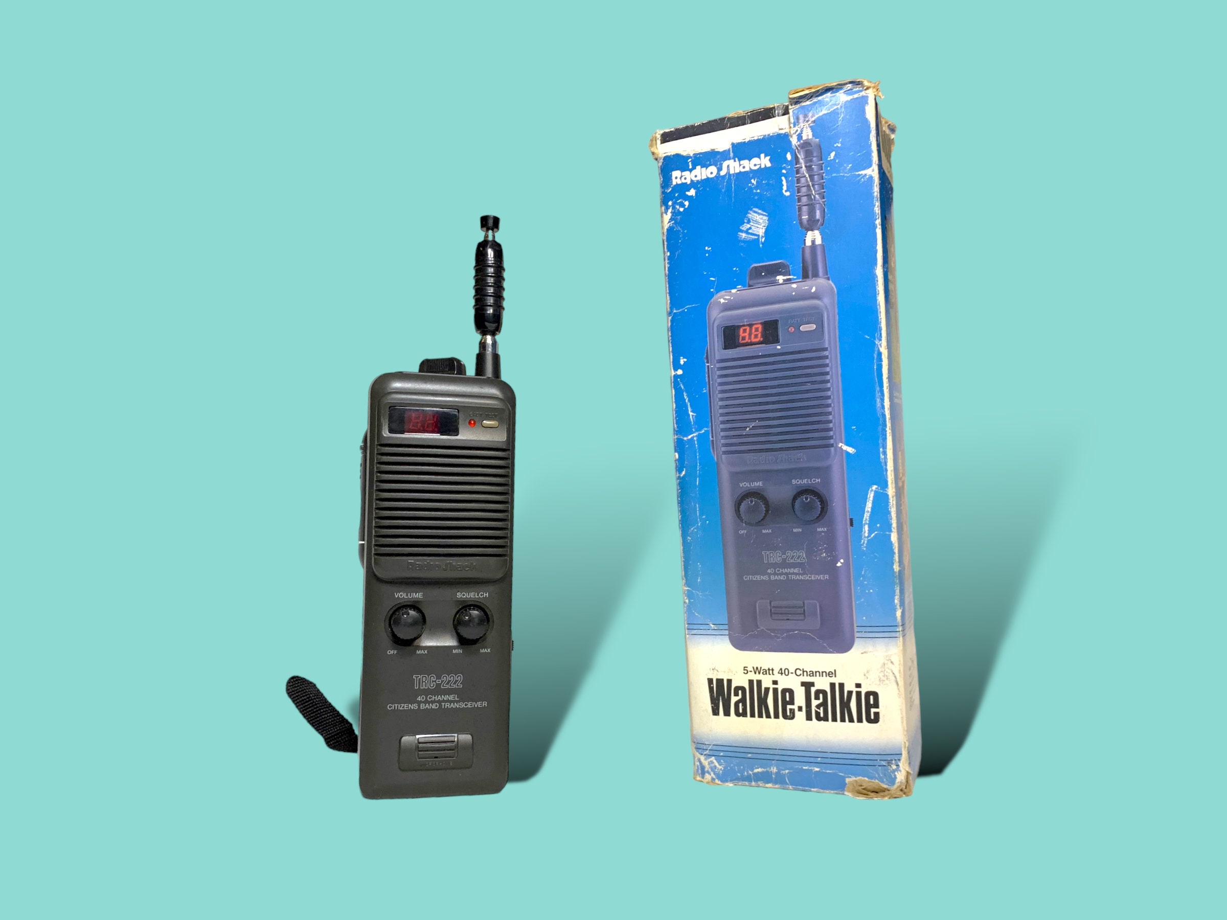 Vintage Walkie Talkie CB Radio.