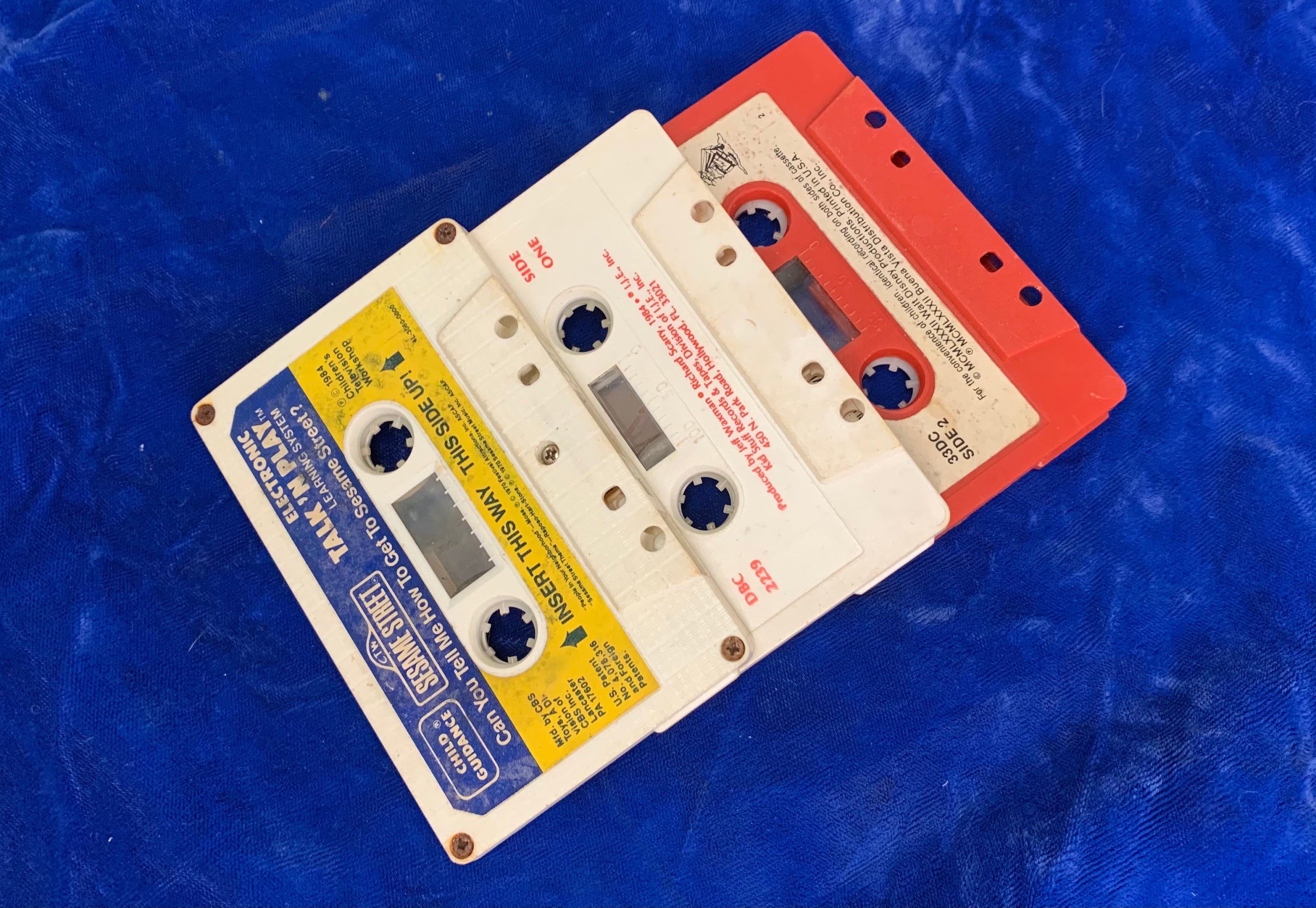 Vintage audio cassette collection - Contines pour enfants