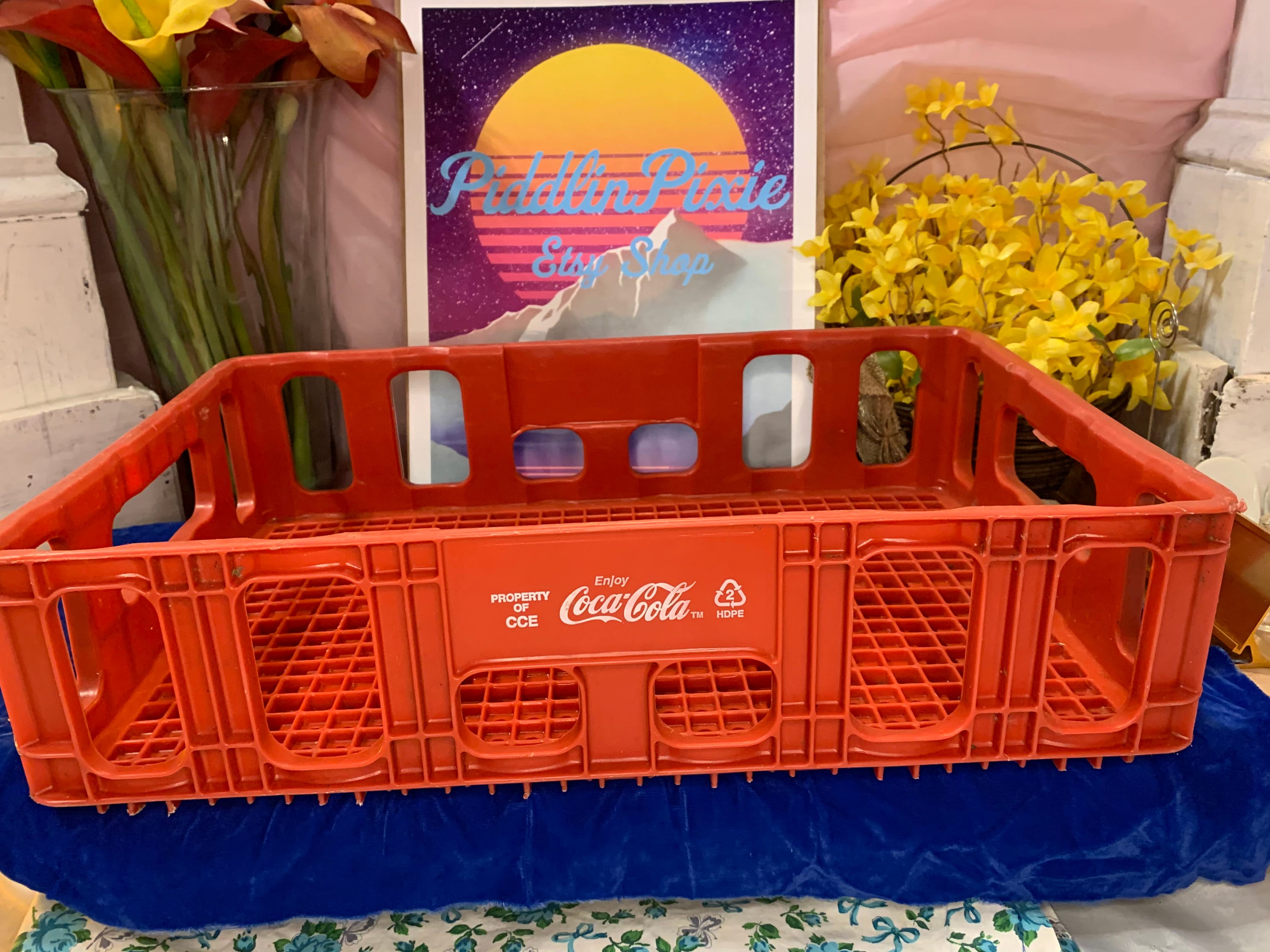Vintage Plastic CocaCola Crate Etsy