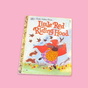 Vintage Disney’s Little Red Riding Hood A Little Golden Book.