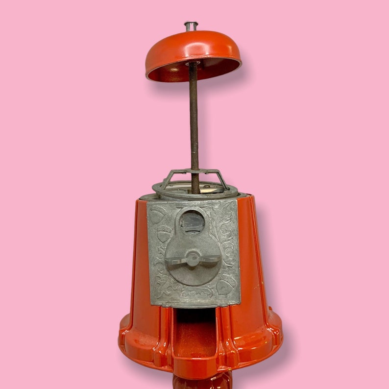 Vintage Iron Candy Dispenser Machine Stand Etsy